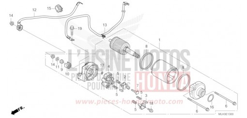 STARTER MOTOR CMX500AS de 2025